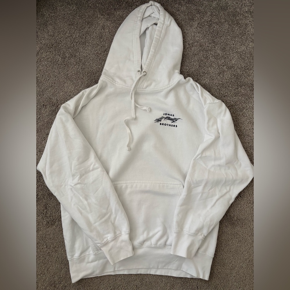 Jonas Brothers The Album White Pullover Hoodie